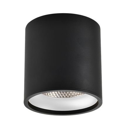 ST165.442.12 Светильник потолочный Черный LED 1*12W 4000K 840Lm Ra&gt;90 36° IP44 D80xH85 85-265V