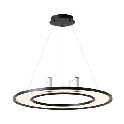 Светильник подвесной Crystal Lux CONTOUR SP50W LED BLACK 3800/250