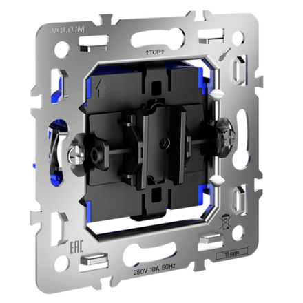 VLS0101M Механизм выключателя одноклавишного 10А, S70. (ТМ Maytoni)