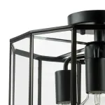 798237 Люстра GENNI 3х40W E27 ЧЕРНЫЙ МАТОВЫЙ/ПРОЗРАЧНЫЙ Lightstar