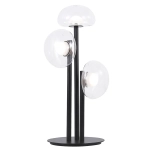 Настольная лампа Crystal Lux BOSQUE LG3 BLACK/TRANSPARENT 0270/503