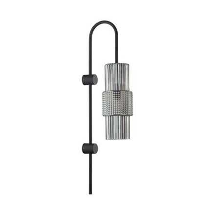5016/1W MODERN ODL23 481 черный/дымчатый металл/стекло Бра E14 1*40W PIMPA