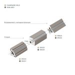 Профиль с экраном SL-MINI-3-H10-F12-2000 CHAMPAGNE GOLD (Arlight, Алюминий+пластик)