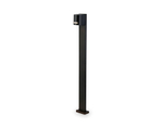 Светильник уличный ландшафтный ST3754 BK черный IP54 GU10 max 35W 136*105*800