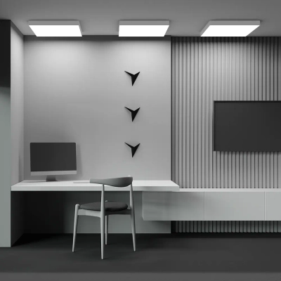 Потолочный светильник Зон / Zon 90 Вт 4000 К 120°, C032CL-90W4K-SQ-W. TM Maytoni