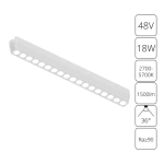 Магнитный трековый светильник Arte Lamp RAPID SMART A2969PL-1WH, 1хLED