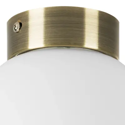 812011 Люстра GLOBO 1х40W E14 antique bronze/white Lightstar