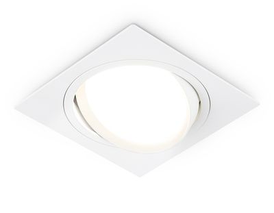 Светильник встраиваемый поворотный точечный TN51915 WH белый GX53 max 12W 115*115*23