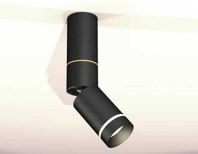 Комплект накладного поворотного светильника с акрилом XM6313135 SBK/FR черный песок/белый матовый MR16 GU5.3 (C6323, A2062, A2221, C6313, N6229)