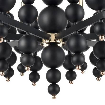 8106/8 MODERNI LN26 130 черный/золото, металл Люстра Е14 8*40W 220V NANA