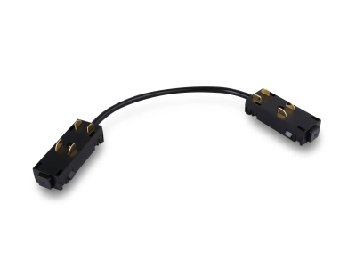 Коннектор питания гибкий для шинопровода Magnetic 220V GL1110 BK черный 250*28.5*18