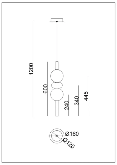 Подвесной светильник Arte lamp VASSOIO A6835SP-12SM, 1хLED