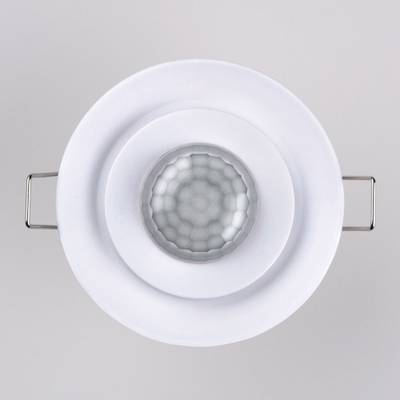 Инфракрасный датчик движения  8m 2,2-4m 1200W IP20 360° SNS-M-12 белый