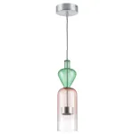 814004 Люстра BELLE LED 1х8W 400LM АЛЮМИНИЙ/МУЛЬТИКОЛОР 3000K Lightstar