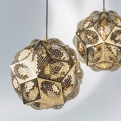 724312 Люстра FERMO 1х40W E27 ЗОЛОТО Lightstar