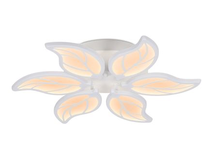 Потолочный светодиодный светильник с пультом FA459/6 WH белый 90W 560*480*80 (ПДУ РАДИО 2.4)