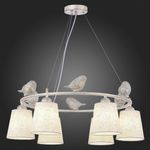 SLE1155-503-06 Люстра подвесная Белый/Серый E27 6*40W