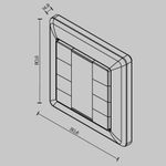 8-ми кнопочная настенная панель DALI, 721042. TM Maytoni