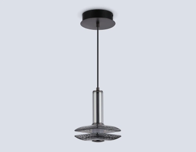 Светильник светодиодный подвесной LH31003 GR/SM серый/дымчатый 10W 3000K 150*150*240