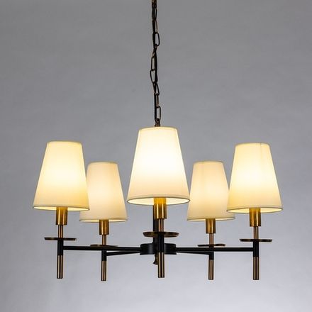 Подвесная люстра Arte Lamp RICCARDO A4075LM-5BK, 5хE14