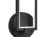 08459,19 Бра Алони черный w50*10*7,5 Led 18W (4000K)