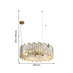 Подвесная люстра Steg 4484-6P, 6*E14*60W. ТМ F-Promo