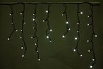 A-020 LED WT светодиодная "бахрома" 3x0.6м 140LED черный провод влагозащ., морозостойкий