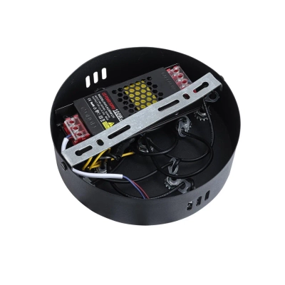 8341/70L LEDIO LN26 227 черный/прозрачный металл/акрил Люстра подвесная LED 70W 3000K 220V VINORA