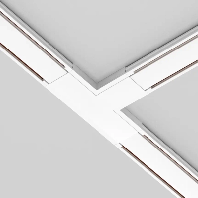 Коннектор питания T-образный Radity белый, TRA084CT-11W. TM Maytoni