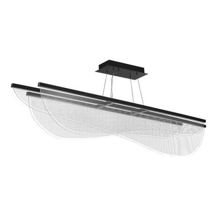 SL6509.423.01 Светильник подвесной ST-Luce Черный/Прозрачный LED 1*60W 4000K