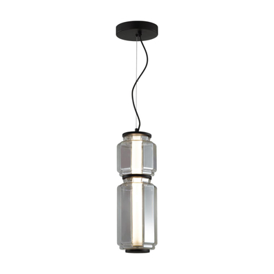 5408/20L HIGHTECH ODL_EX24 139 черный/дымчатый/металл/стекло/акрил Подвес LED 20W 3000K 1480Лм JAM