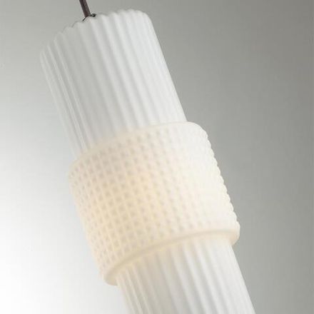 5017/1 MODERN ODL23 481 черный/белый матовый металл/стекло Подвес E14 1*40W PIMPA