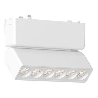 ST675.536.06 Магнитный трековый светильник Белый LED 1*6W 3000K 360Lm Ra>90 >90 IP20 L122xW26xH82 48V
