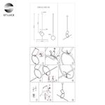 SL6113.453.01 Светильник подвесной ST-Luce Черный LED 1*50W 4000K