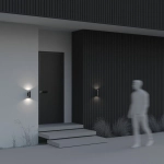Уличный настенный светильник (бра) Бауэри / Bowery GU10х2 50Вт IP54, O574WL-02B. TM Maytoni