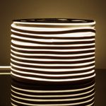 Светодиодный гибкий неон Гибкий неон 220V 9,6W 120Led 2835 IP67 односторонний дневной белый, 50 м