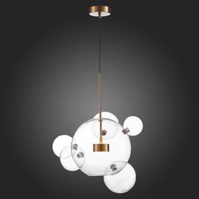 SL1133.213.01 Светильник подвесной ST-Luce Латунь/Прозрачный LED 1*14W 3000K