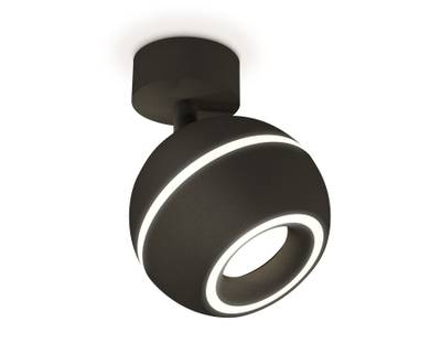 Комплект поворотного светильника с дополнительной подсветкой XM1102015 SBK черный песок MR16 GU5.3 LED 3W 4200K (A2210, C1102, N7111)