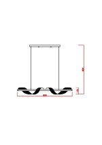 Подвесной светильник Arte Lamp FIORITA A2093SP-2GO, 1хLED