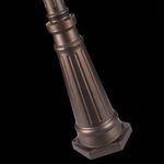 SL080.425.03 Светильник уличный наземный ST-Luce Темный кофе/Прозрачный, Темный кофе E27 3*100W