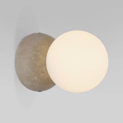 Настенный светильник из травертина 303051 травертин