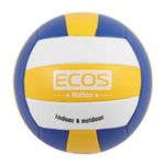 Мяч волейбольный ECOS MOTION VB103 (№5, 3-цвет., машин.сшивка, ПВХ)