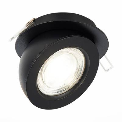 ST654.448.10 Св-к встр. Черный LED 1*10W 4000K 850Lm Ra&gt;90 38° IP20 D109xH60 180-240V