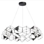 5087/68L L-VISION ODL25 505 черный хром/металл Люстра LED 68W 4000K 3740Лм TRELLIS