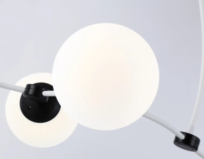 Подвесной светильник TR2552/6 WH/BK белый/черный E27/6 max 60W 1160*600*450