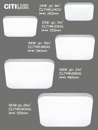 Citilux Симпла CL714K680G RGB Люстра светодиодная с пультом
