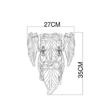 Настенный светильник Arte Lamp LILLY A4070AP-2GO, 2хE14