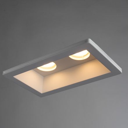 Точечный встраиваемый светильник Arte Lamp INVISIBLE A9214PL-2WH, 2хGU10