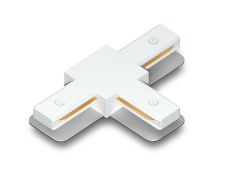 Коннектор Т-образный для однофазного шинопровода Standard 220V GL7167 WH белый 105*70*20