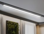 Светильник светодиодный трековый для шинопровода Magnetic Ultra Slim GV1455 BK черный IP20 20W 4200K 48V 615*26*24